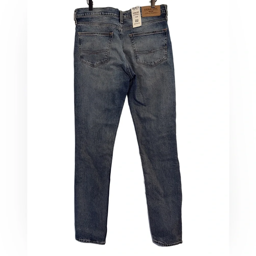 Levi’s Signature Slim Straight Jeans 34W 36L NWT